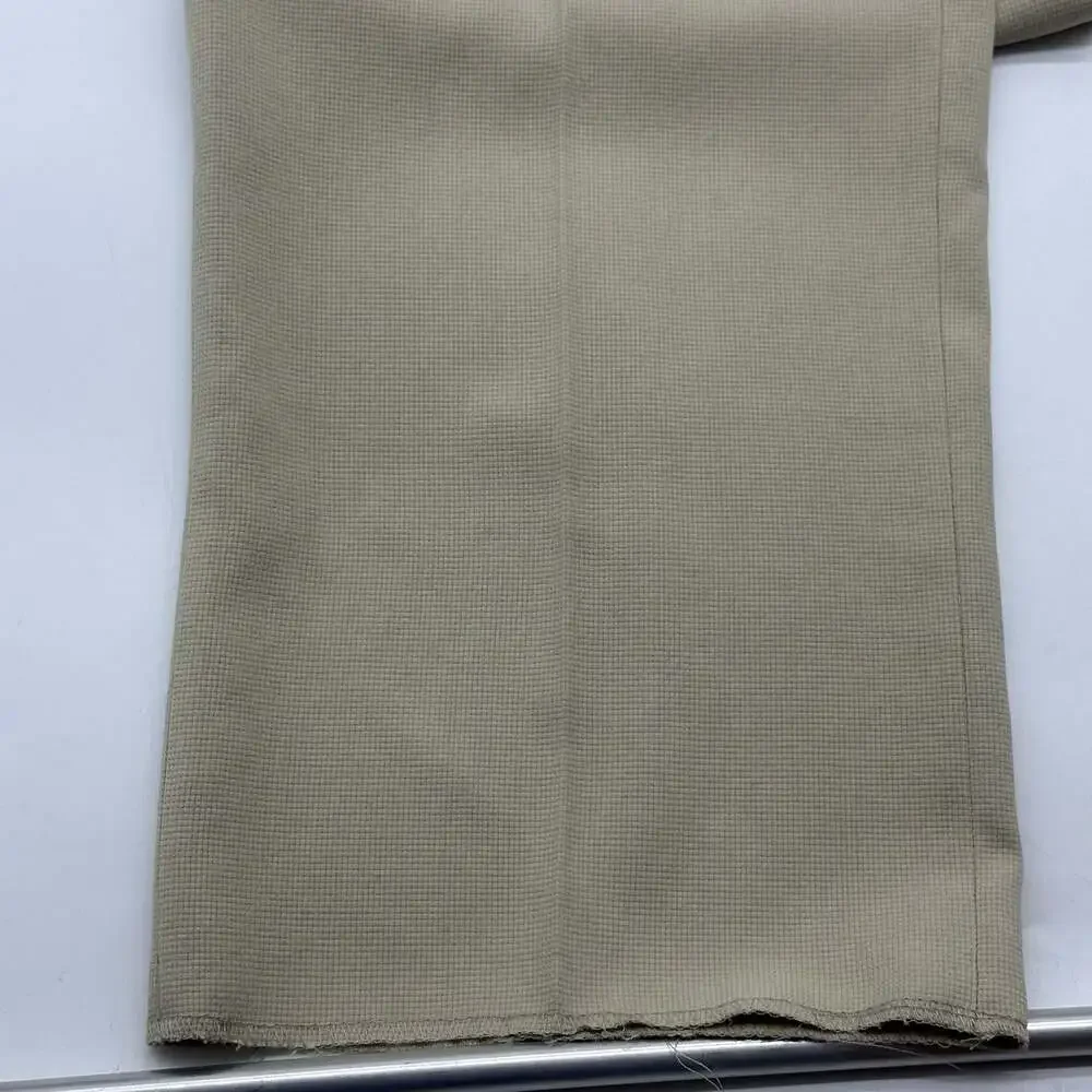 Coconut Grove Mens Size 42 Unfinished Hem Beige 100% Silk Pleated Suit Pants NWT